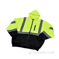 Κίτρινο Class-3 Custom Logo Winter Work Safety Jacket